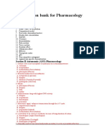 Question Bank For Pharmacology - WJP Answered