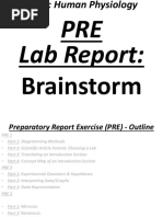 PRE Lab Report:: Brainstorm