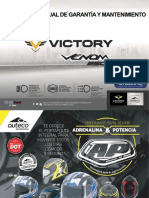 Manual de Garantia y Mantenimiento Victory Venom 250