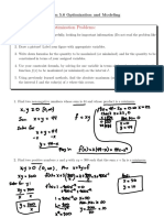 Maximum and Minimum Problems