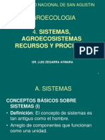 Sist, Agroecosist, RR y Procesos