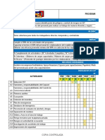 Programa de Capacitaciones Con Indicadores