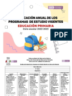 Dosificación Anual de 6° Primaria C.E 2022-2023