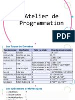 Atelier de Programmation