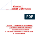 106DR9-chapitre II-les Théories Monétaires