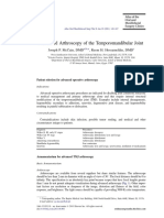 Advanced Arthroscopy of The Temporomandibular Joint