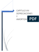 CAPITULO 8 Las Depreciacones y Amortizaciones