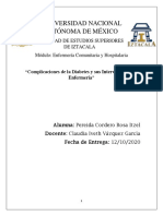 Diabetes: Complicaciones e Intervenciones de Enfermería