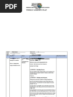 WEEKLY LEARNING PLAN - W1 Psycho