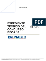 Expediente Técnico Beca 18-2023