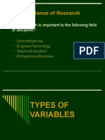 Types of Variables For Students