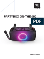 JBL Partybox On The Go User Manual