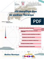 Etude de Machine Thermique