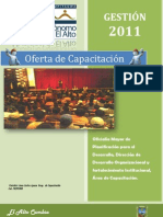 Oferta de Capacitación GAMEA 2011