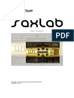 SaxLab Manual 216E