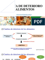 Clase Cinética de Deterioro de Alimentos