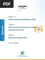 Módulo 19: Práctica Forense Administrativa y Fiscal