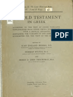 Booke, McLean, Thackeray. The Old Testament in Greek According To The Text of Codex Vaticanus. 1906. Volume 2, Part 2.