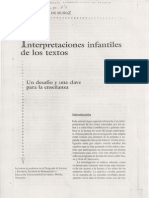 Romo de Muñoz "Interpretaciones Infantiles de Los Textos"