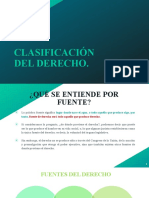 Clasificación Del Derecho