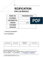 64x128 Graphics LCD Datasheet V1 1 .0