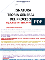 Diapositivas Teoria General Del Proceso Cuarta Semana 27-09-22