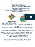 Convocatoria Cbba Mypes