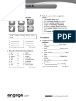 Engage 1 Unit 1 Test A