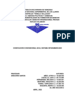 Codificación Convencional en El Sistema Interamericano