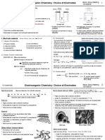 Electrochemistry - Choice of Electrode Materials