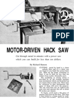 Motor Driven Hacksaw