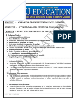 CH 2 MT Molecular Diffusion in Fluids