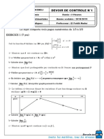 Devoir de Contrôle N°1 2018 2019 (MR El Fekih Nader)