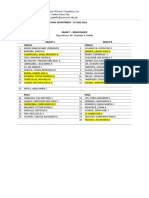 Section Grouping