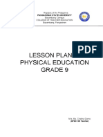 Lesson Plan Bped 109