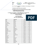 Liste Des Candidats Admis Definitivement GFCF Tam