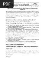 Induccion de Seguridad para Operador de Cortadora Ladrillo