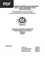Transient Stability Analysis Using Equal Area Criterion