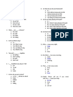 Latihan Simple Present Tense