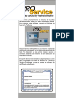 PS - Pro Service - Guía de Servicio y Mantenimiento v1.3 Rev 01 Espanol