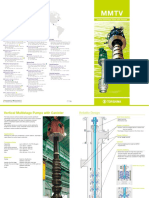 PUMP MMTV Vertical Mixed Flow Multistage Pump With Canister