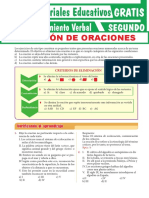 Ejercicios de Eliminación de Oraciones para Segundo Grado de Secundaria