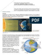 Movimentos Da Terra, Estações Do Ano, Solstícios e Equinócios