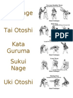 Judo Flash Cards