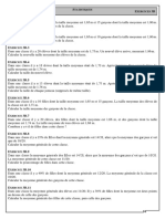 Chap 10 - Ex 3B - Moyennes de Groupes À Partir de Sous-Groupes Et de Fréquences - CORRIGE