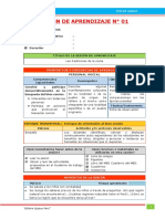 Sesiones de Aprendizaje Viii