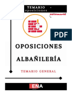 Vista Preliminar Temario Oposiciones Oficial de Albanileria