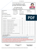 Course Register Slip