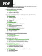 Structure of English