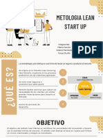 Metodlogía Lean Start Up